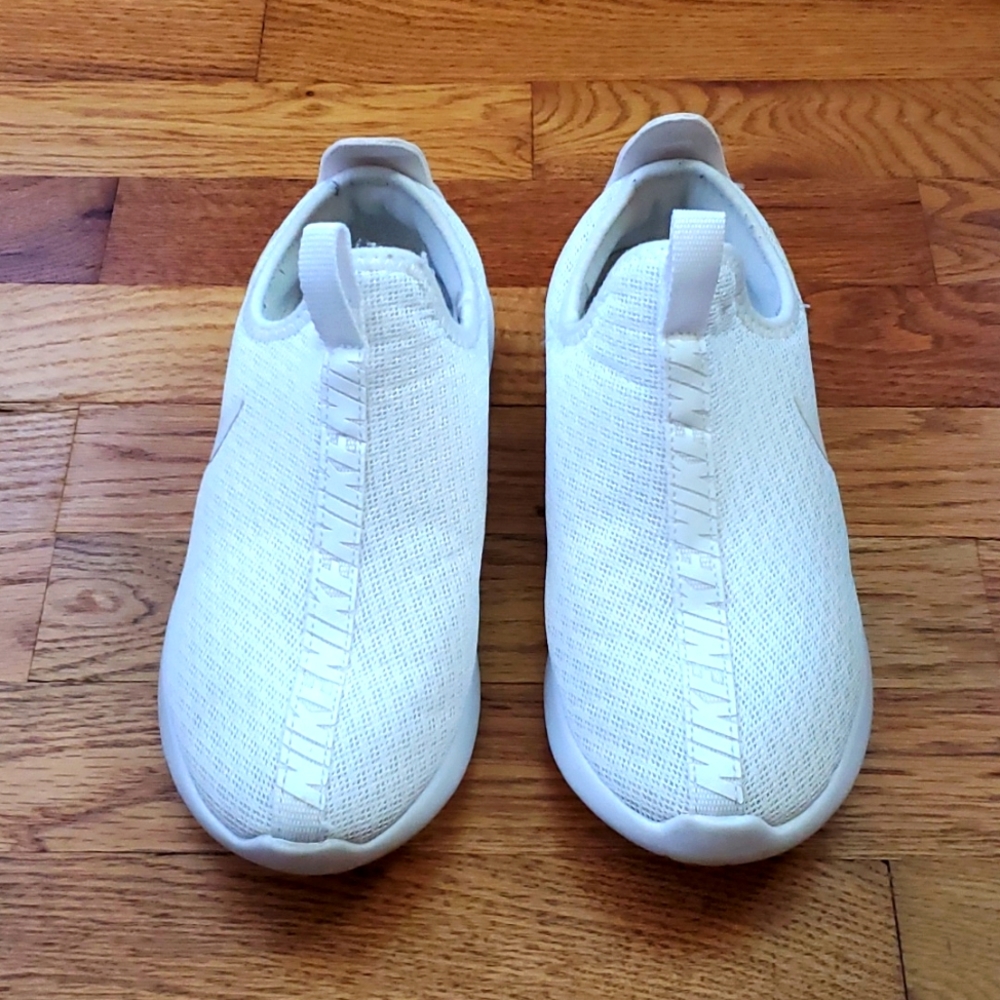 All white Nike's